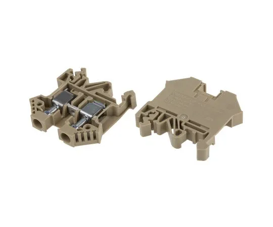 63-6731-73　RS PRO Brown Standard Din Rail Terminal, 22 → 8 AWG, 0.2 → 10mm², 800 V　815-694