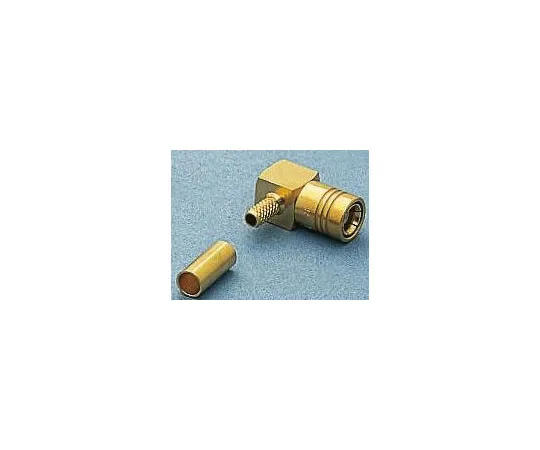 63-7323-22　Amphenol Right Angle Cable Mount Type 43 Connector Plug, Crimp Termination, RG179/U, RG187 A/U　SMZ6112A6-3GT30G-6-75