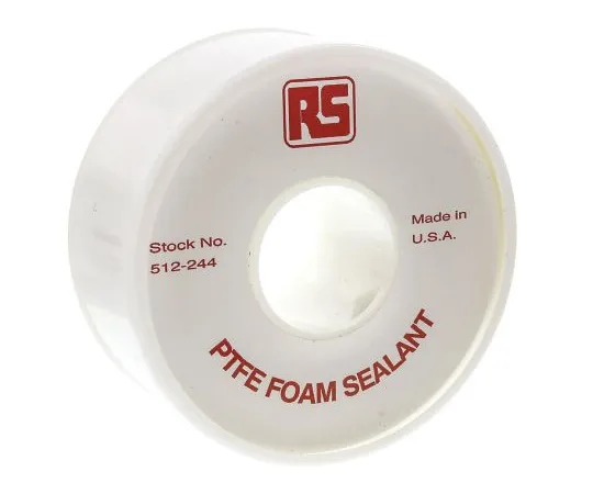 63-6687-88　RS PRO White PTFE Tape, 2m x 7mm x 2.5mm　512-244
