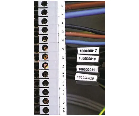 63-7335-46　Brady Wire Marking Carrier for Wire Marking Inserts 30mm　DMC-2/4-30