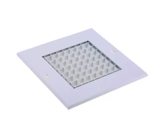 63-6646-13　White Aluminium Grille, 125 x 125mm　432-659