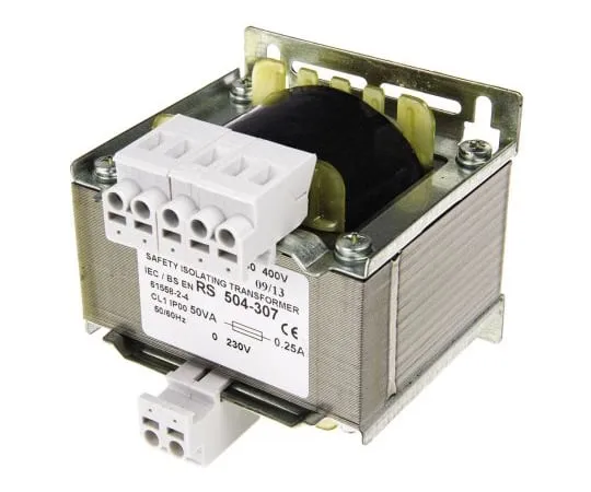 63-6680-24　RS PRO 50VA Isolating Transformer, 230 V ac, 245 V ac, 400 V ac, 415 V ac Primary 1 x, 230V ac Secondary　504-307
