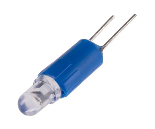 63-6586-99　LED Reflector Bulb, Bi-Pin, Blue, Single Chip, 3 mm Lamp, 4.25mm dia., 24V ac/dc　210-844
