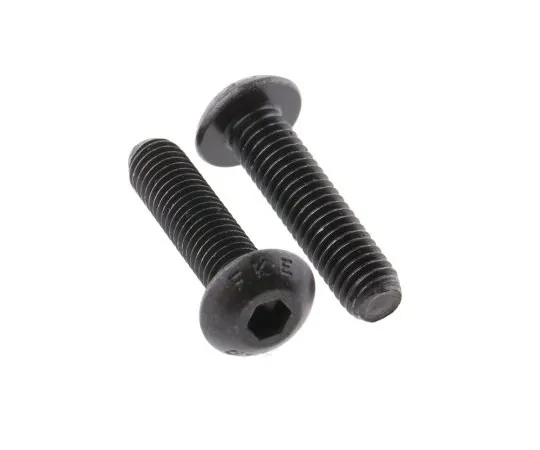 63-6612-73　RS PRO M5 x 20mm Hex Socket Button Screw Black, Self-Colour Steel　281-287