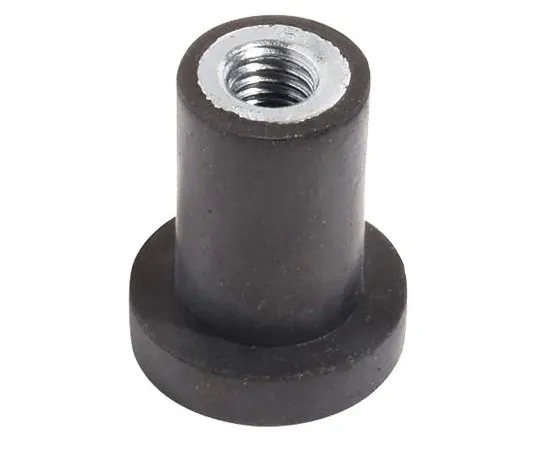 63-7006-29　RS PRO Cylindrical M4 Zinc Plated Steel Anti-Vibration Mount 0.6-7 Compression Load ,9.3mm dia. Natural Rubber +100°C　126-3565