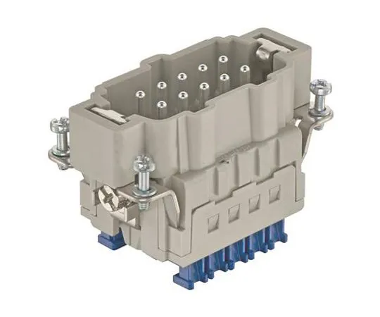 63-6784-40　Power Supply Connector Insert Han ES Press Series Male 10 Pole  16 A 500 V 10 B　09330102648
