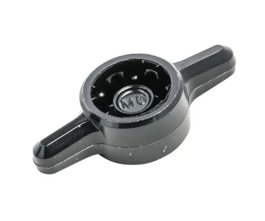 63-6727-82　RS PRO Black 2-Arm Clamping Knob, M5　771-746