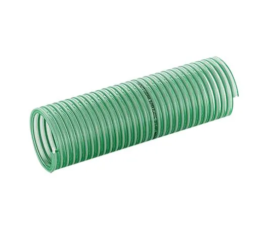 63-6992-97　Merlett Plastics PVC Hose, Green, 45.4mm External Diameter, 10m Long, Reinforced, 155mm B*** Radius, Liquid Applications　911022030000G