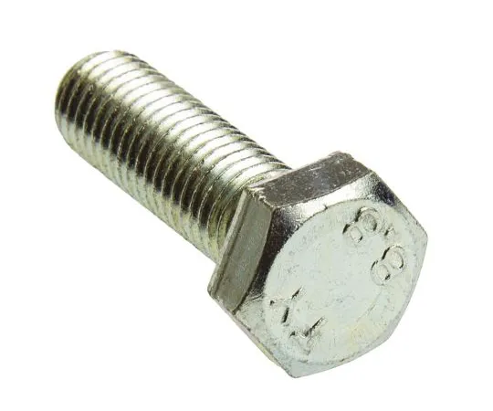 63-6697-14　Clear Passivated, Zinc Steel Hex M12 x 40mm Set Screw　530-185