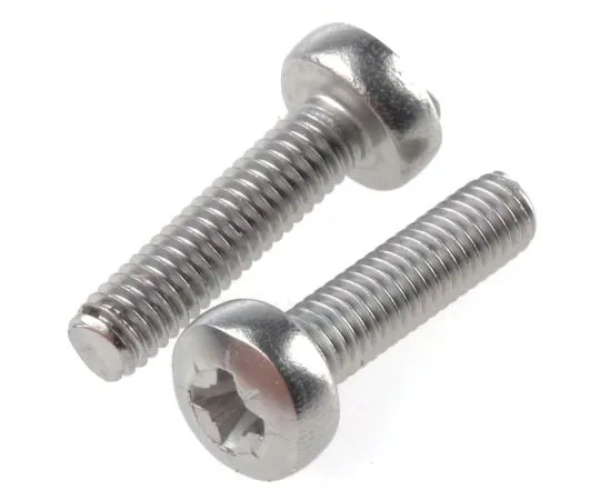 63-6696-25　RS PRO, M3 Pan Head, 12mm Stainless Steel Pozidriv A2 304 Plain　528-750