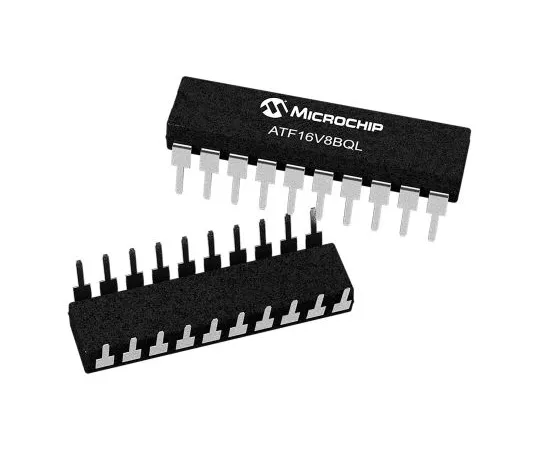 63-7014-74　Microchip Technology ATF16V8BQL-15SU, SPLD Simple Programmable Logic Device ATF16V8B 150 Gates, 8 Macro Cells, 8 I/O,　ATF16V8BQL-15SU