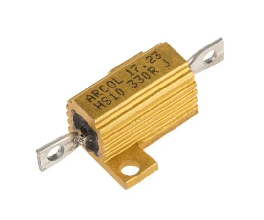 63-7349-27　Arcol HS10 Series Aluminium Ho***d Axial Wire Wound Panel Mount Resistor, 330Ω ±5% 10W　HS10 330R J