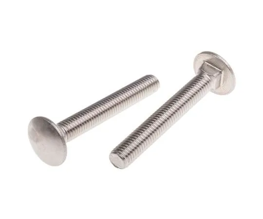 63-6833-71　Plain Stainless Steel Coach Bolt, M10 x 70mm　122-4439