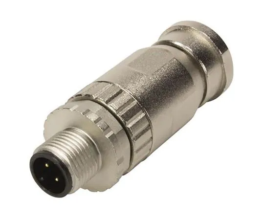 63-6874-46　Round Connectors M12 Series Contact Contacts: Male Four-Pole  Female　21033193401