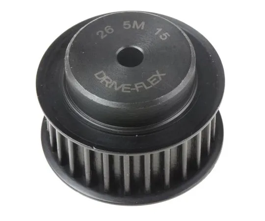 63-6574-51　RS PRO Timing Belt Pulley, Steel 15mm Belt Width x 5mm Pitch, 26 Tooth　184-476