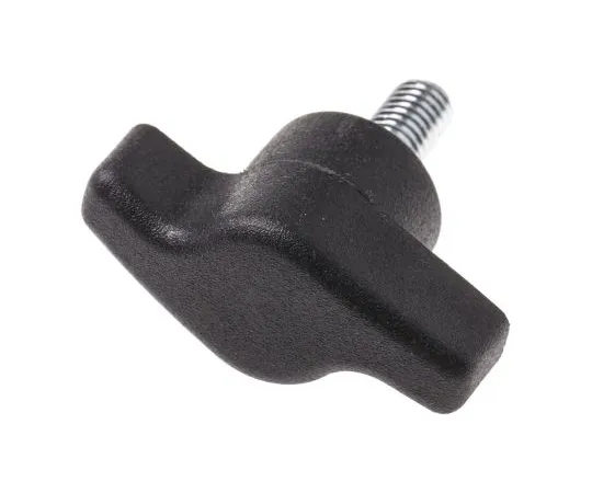 63-6666-63　RS PRO Black Wing Clamping Knob, M6　478-434