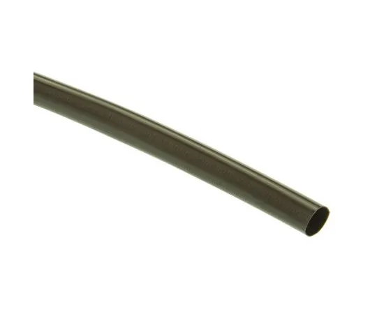 63-6635-08　Heat Shrink Tube Polyolefin Shrink Before 6 mm Shrink After 2 mm Sleeve Length 10 m Black　TE100042056