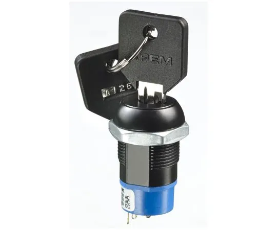 63-6991-38　Keylock Switch, DP3T, 4 A 3-Way　LK6JGB126M3