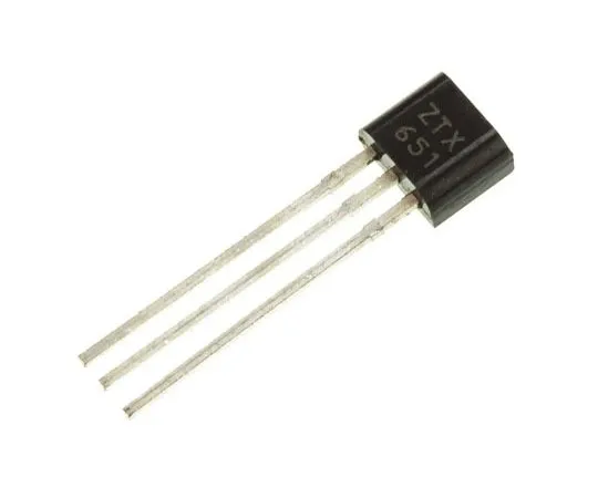 63-7353-54　Diodes Inc ZTX651 NPN Transistor, 2 A, 60 V, 3-Pin E-Line　ZTX651