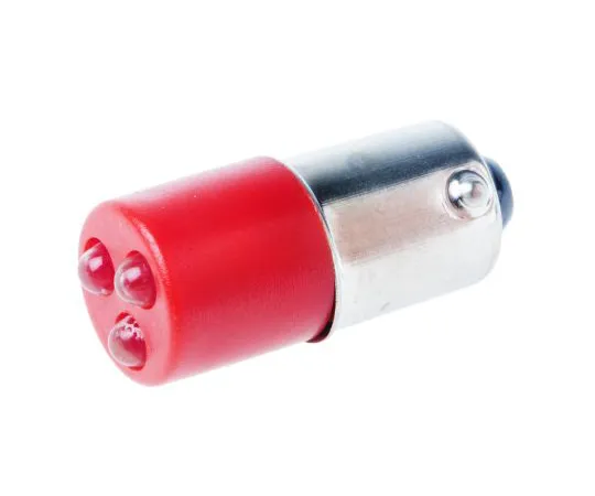 63-6583-20　RS PRO Red Cluster LED Indicator, 130 V ac, 25 x 10mm Mounting Hole Size, Ba9s Termination　206-356
