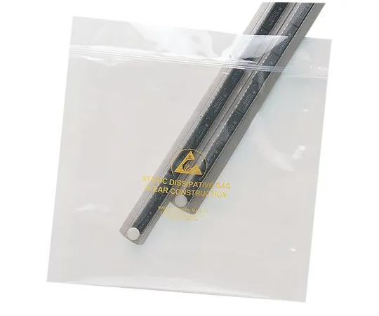 63-6867-34　Dissipative Clear Zip Bag,200x250mm,100　122-9156