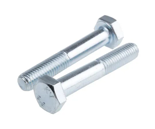 63-6612-11　Clear Passivated, Zinc Steel Hex Bolt, M10 x 60mm　279-717