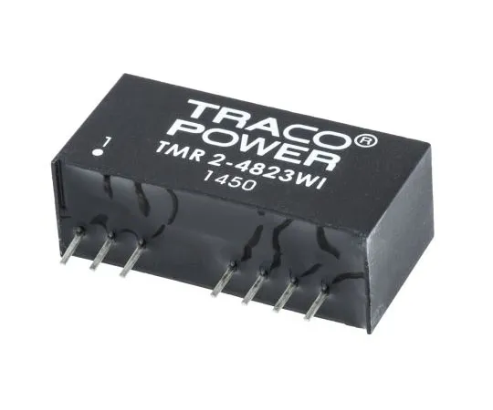 63-7350-81　TRACOPOWER TMR 2WI 2W Isolated DC-DC Converter Through Hole, Voltage in 18 → 75 V dc, Voltage out ±15V dc　TMR 2-4823WI