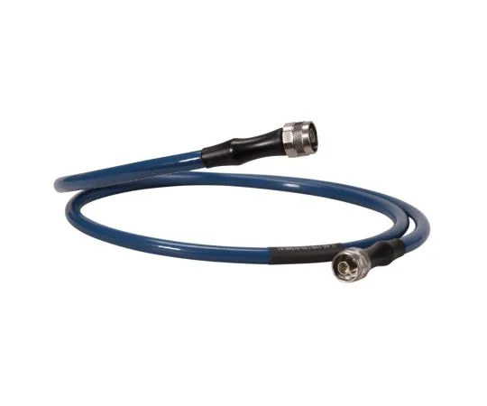 63-7027-18　Huber & Suhner Blue Male N to Male N Coaxial Cable, 50 Ω, TL-8A　TL8A-11N-11N-01500-51