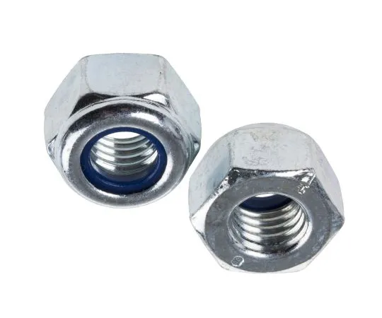 63-6697-22　RS PRO, M10, Bright Zinc Plated Steel Nylon Insert Lock Nut　530-400