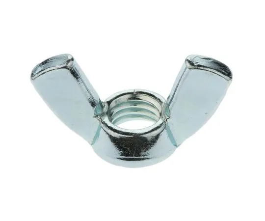 63-6694-17　48mm Bright Zinc Plated Steel Wingnut, M10　521-894