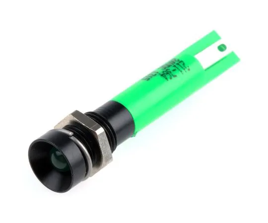63-6587-31　RS PRO Green Indicator, 24 V dc, 8mm Mounting Hole Size, Solder Tab Termination　211-364