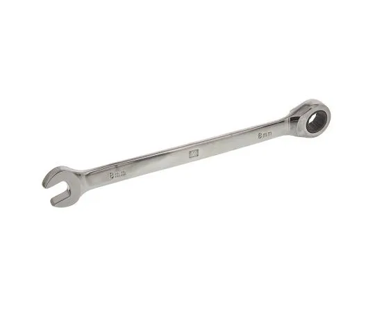 63-6671-92　RS PRO Metric 8 mm Chrome Combination Ratchet Spanner　487-208