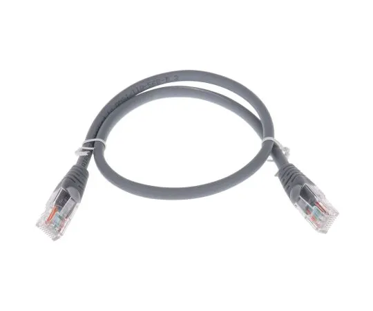 63-6704-43　RS PRO Grey LSZH Cat5e Cable U/UTP, 500mm Male RJ45/Male RJ45 Terminated　557-503