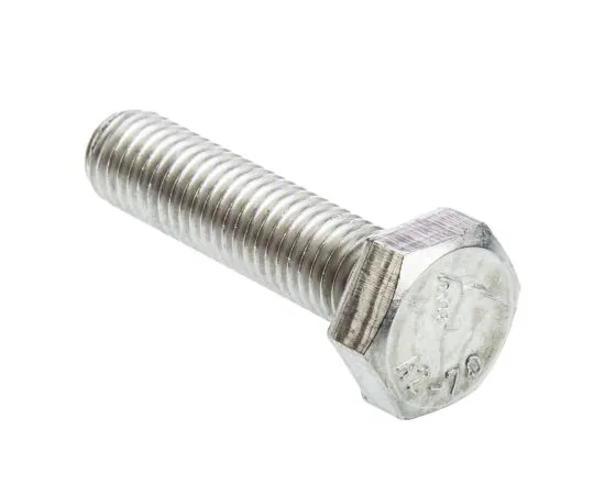 63-6692-91　Plain Stainless Steel Hex M10 x 40mm Set Screw　520-295