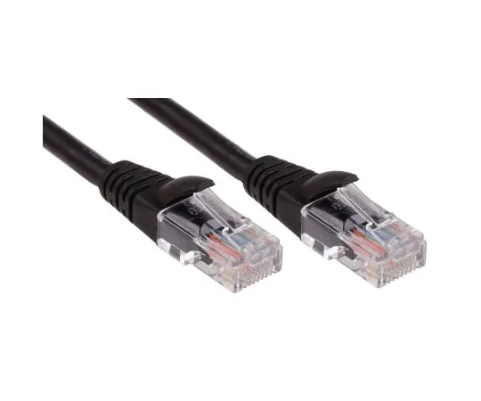 63-6703-06　RS PRO Black LSZH Cat5e Cable U/UTP, 2m Male RJ45/Male RJ45 Terminated　556-594