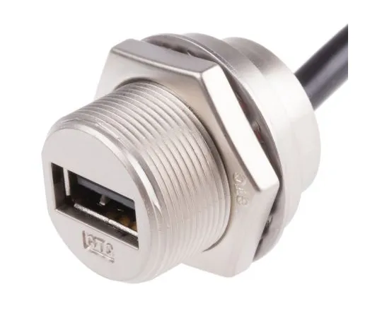63-6829-43　RS PRO Male USB A to Female USB A USB Extension Cable USB 2.0, 225.5mm　122-3031