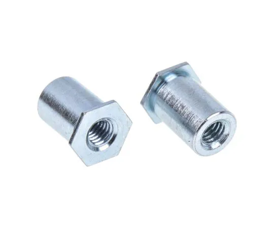 63-6733-47　RS PRO Steel Clear Passivated, Zinc Self-Clinching Standoff, M3　827-530