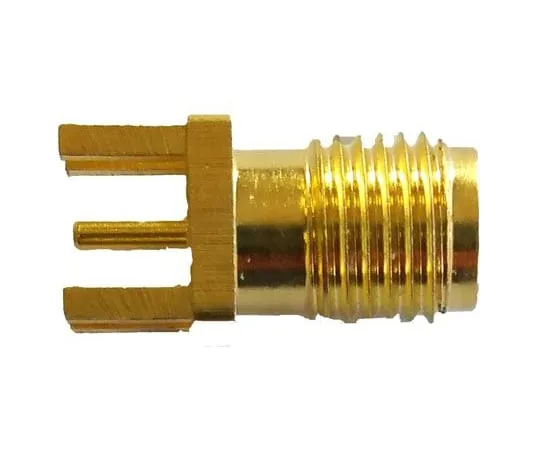 63-6991-26　RF Solutions Straight SMA Connector, Solder Termination　CON-SMA-EDGE-S