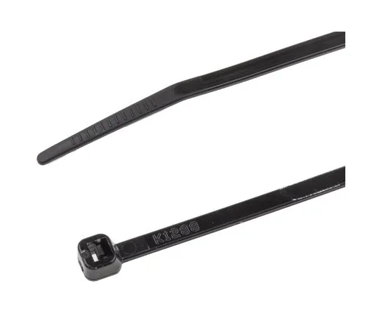 63-6599-65　RS PRO Black Cable Tie Nylon, 150mm x 3.6 mm　233-500