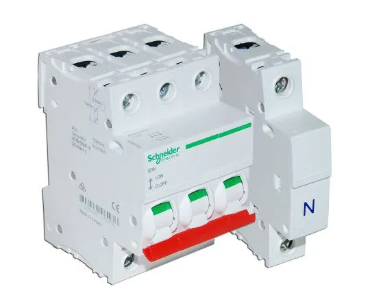 63-7041-56　3 + N Pole DIN Rail Switch Disconnector, 125 A, IP20, IP55　SEA91253N
