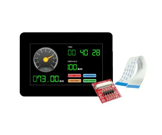 63-6990-48　4D Systems gen4-uLCD-43DCT-CLB TFT LCD Colour Display / Touch Screen, 4.3in, 480 x 272pixels　gen4-uLCD-43DCT-CLB