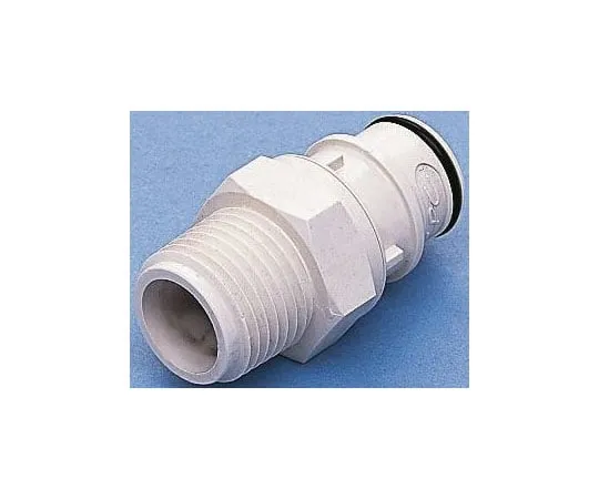 63-7323-61　Straight Hose Coupling 3/8in Coupling Insert - Valved, Thread Mount, 3/8 in BSPT Male, PSU　HFCD24635BSPT
