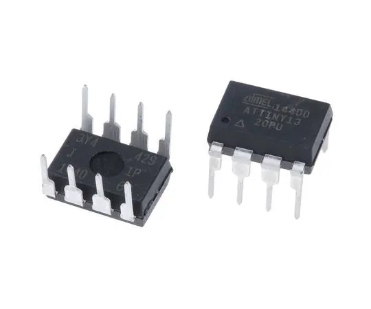 63-7028-35　Microchip Technology ATTINY13-20PU, 8bit AVR Microcontroller, 20MHz, 1 kB Flash, 8-Pin PDIP　ATTINY13-20PU
