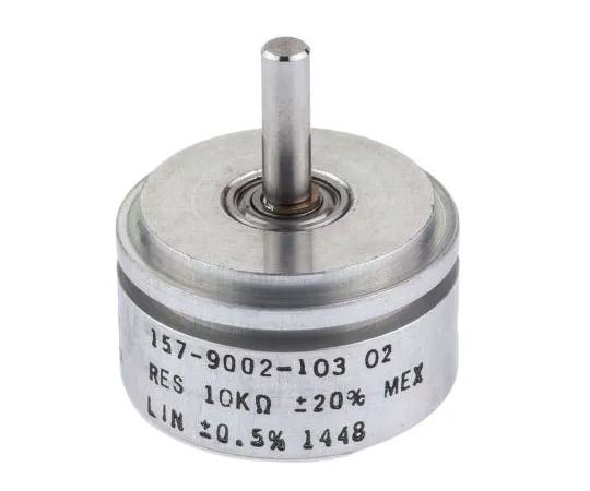 63-7351-20　Vishay 1 Gang Rotary Conductive Plastic Potentiometer with a 3.18 mm Dia. Shaft, 10kΩ, ±20%, 1W, Linear 157S103MB9002　157S103MB9002