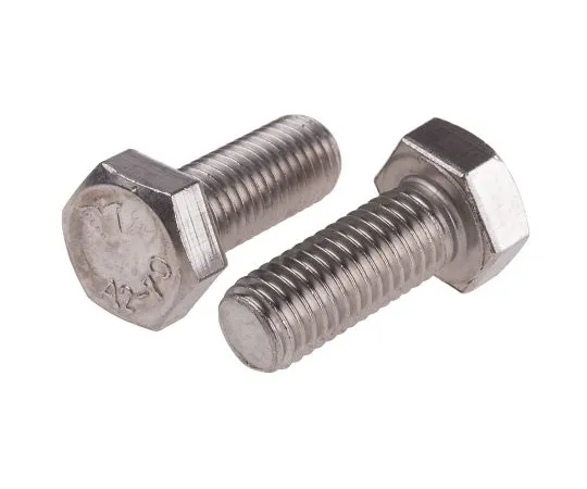 63-6692-95　Plain Stainless Steel Hex M12 x 30mm Set Screw　520-330