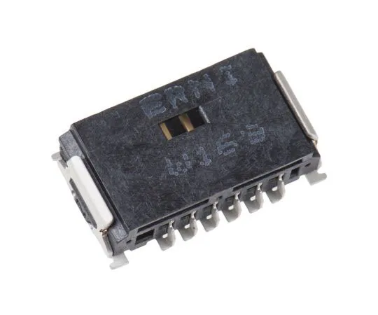 63-7353-01　ERNI MiniBridge, 6 Way, 1 Row, Right Angle PCB Header　214013