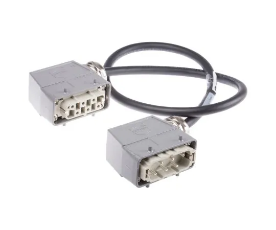 63-6848-44　Heavy-duty Power Connectors Han HSB Series Male to Female 6 Pole s 9 A 600 V　20871443002100