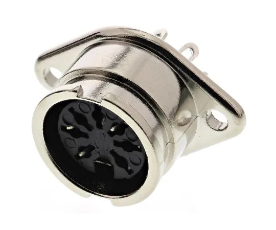 63-6674-31　RS PRO 7 Pole Din Socket, 1A, 100 V ac, Bayonet　490-911