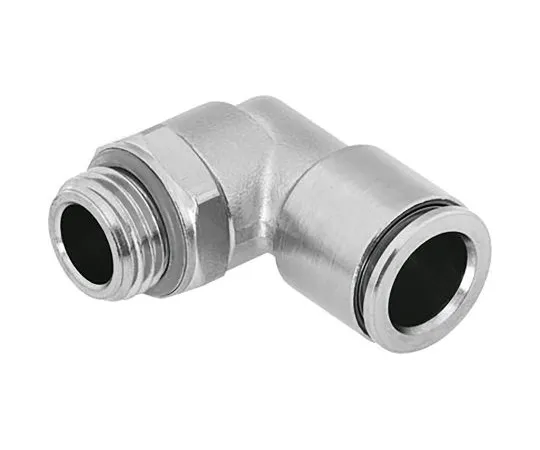 63-6994-82　Festo Elbow Connector, G 1/4 Male, Push In 8 mm　NPQH-L-G14-Q8-P10
