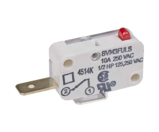 63-7354-01　SPST-NC Plunger Microswitch, 10 A @ 250 V ac　42680